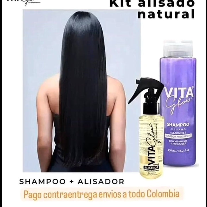 COMBO SHAMPOO VEGANO MÁS ALISADOR